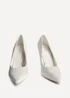 Linzi Solemate Bridal Ivory Satin Court Heels - Size 7 Image 3