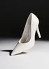 Linzi Solemate Bridal Ivory Satin Court Heels - Size 7 Image 6