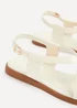 Linzi Salma Cream & Gold Flat Sandals - 8 Image 5