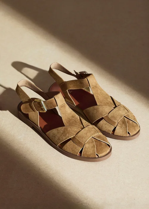 Linzi Rhoda Sand Flat Fisherman Sandals - 4 Image 1