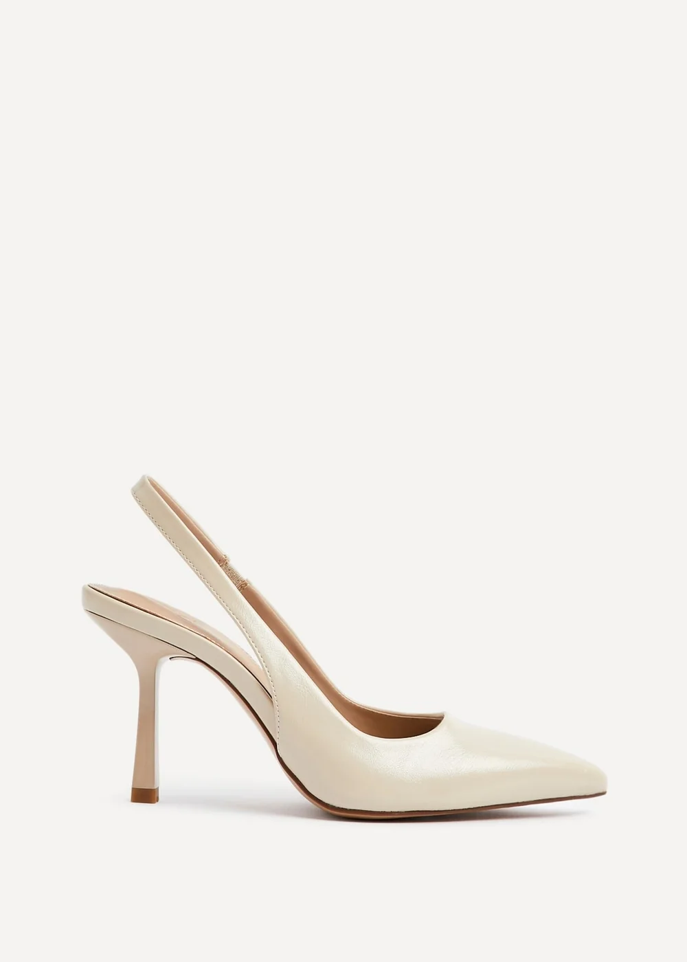 Linzi Dash Nude Faux Leather Court Heels - 4 Image 2