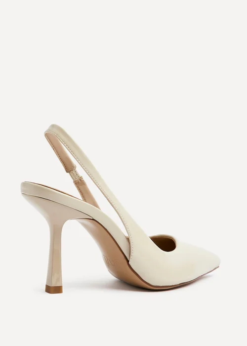 Linzi Dash Nude Faux Leather Court Heels - 4 Image 5