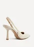 Linzi Dash Nude Faux Leather Court Heels - 4 Image 5