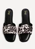 Linzi Fletcher Leopard Print Slider Sandals - 4 Image 4
