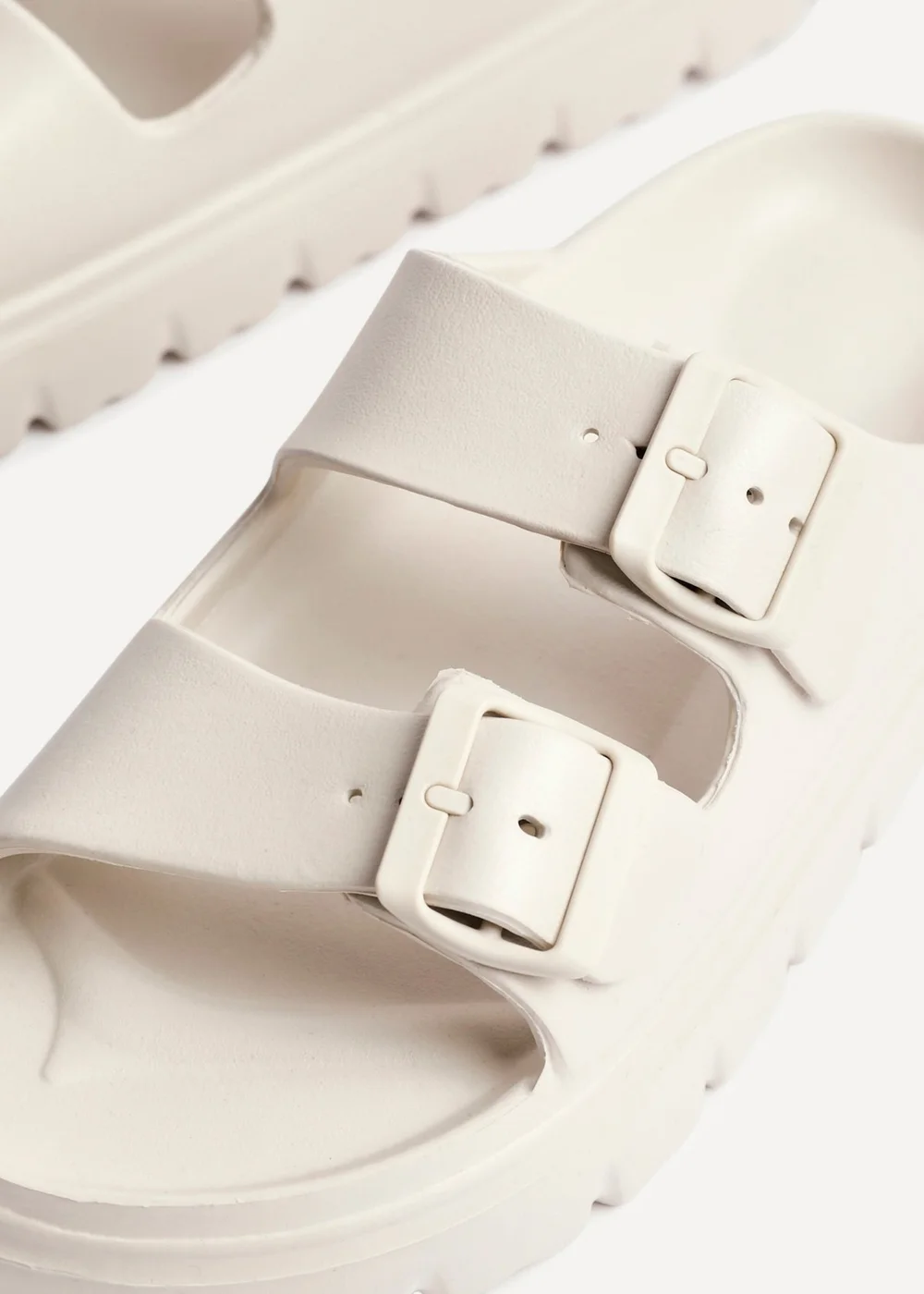 Linzi Sirocco Nude Platform Slider Sandals - Size 7 Image 5