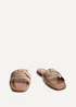 Linzi Fletcher Mocha Slider Sandals - 7 Image 3