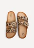 Linzi Echo Leopard Print Double Buckle Sandals - Size 5 Image 5