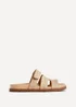Linzi Avena Natural Flat Sandals - 4 Image 2