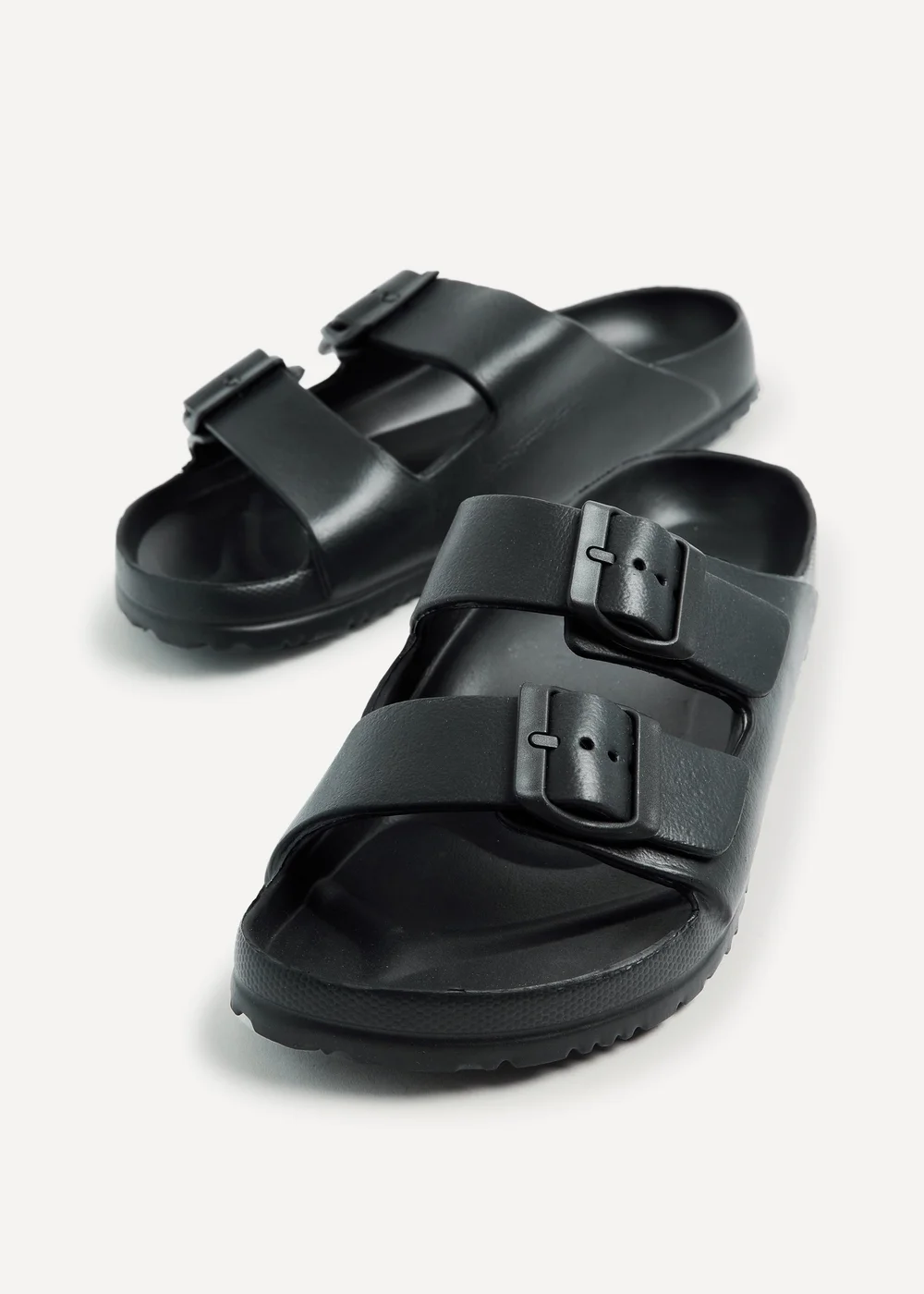 Linzi Candice Black Slip On Slider Sandals - Size 7 Image 4
