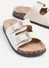 Linzi Marlow Beige Western Buckle Sandals - 5 Image 4