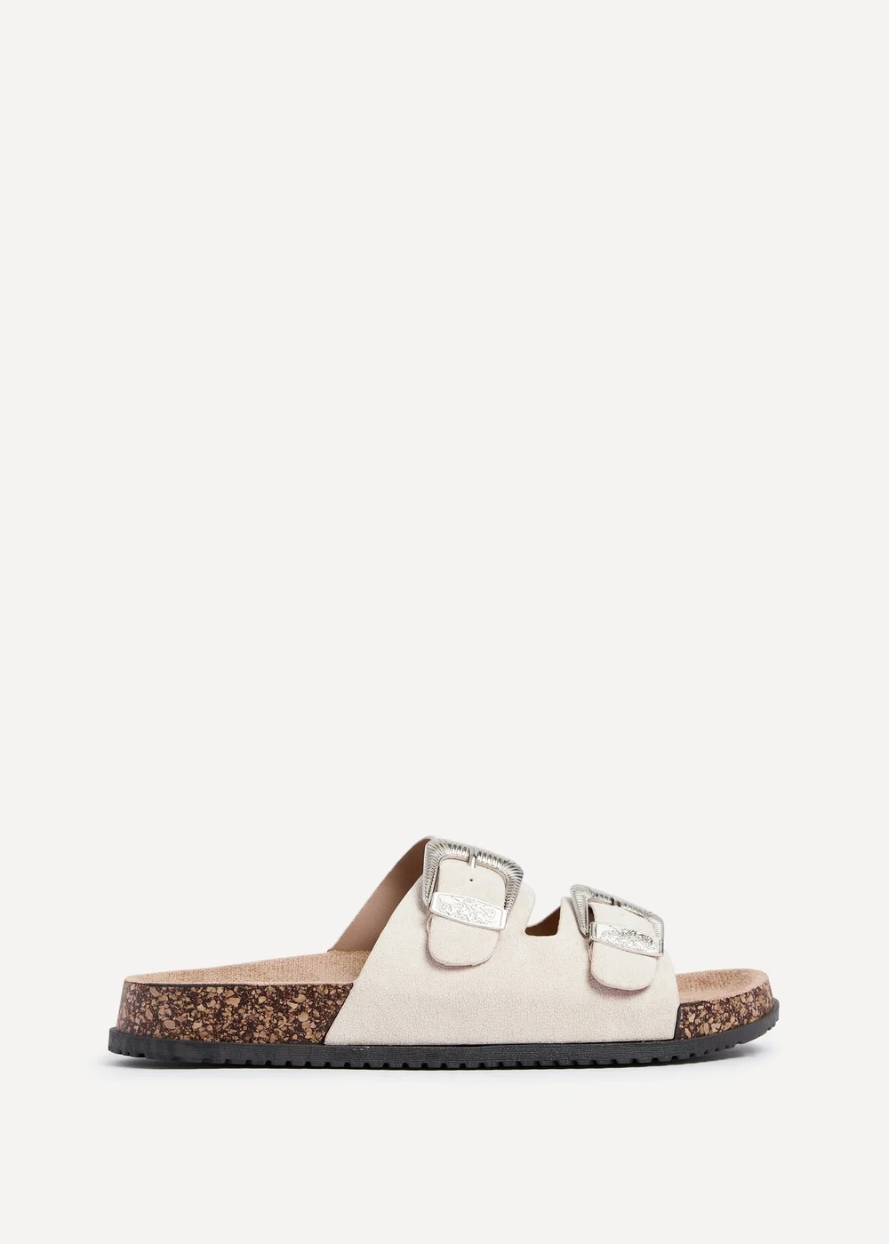 Linzi Marlow Beige Western Buckle Sandals - 5 Image 2