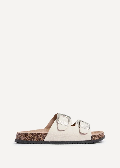 Linzi Marlow Beige Western Buckle Sandals - 5 Image 2