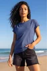 Roman Denim Plain Stretch Cotton Jersey T-Shirt - 10 Image 1