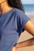 Roman Denim Plain Stretch Cotton Jersey T-Shirt - 10 Image 4