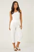 Roman White Petite Bengaline Cropped Stretch Trouser - 16 Image 2