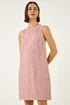 Roman Light Pink Premium Sequin Shift Dress - 16 Image 3