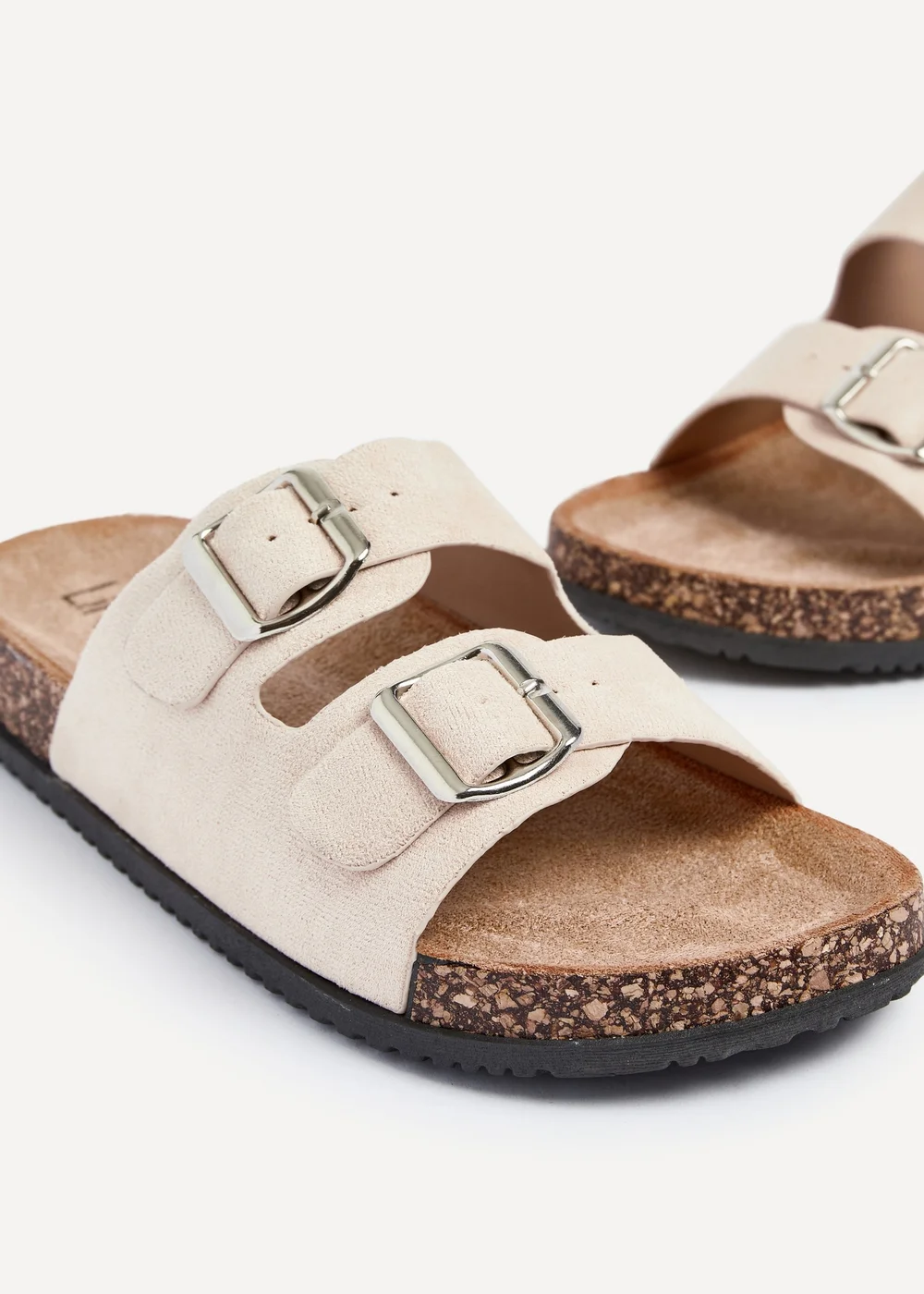 Linzi Echo Beige Double Buckle Sandals - 6 Image 4