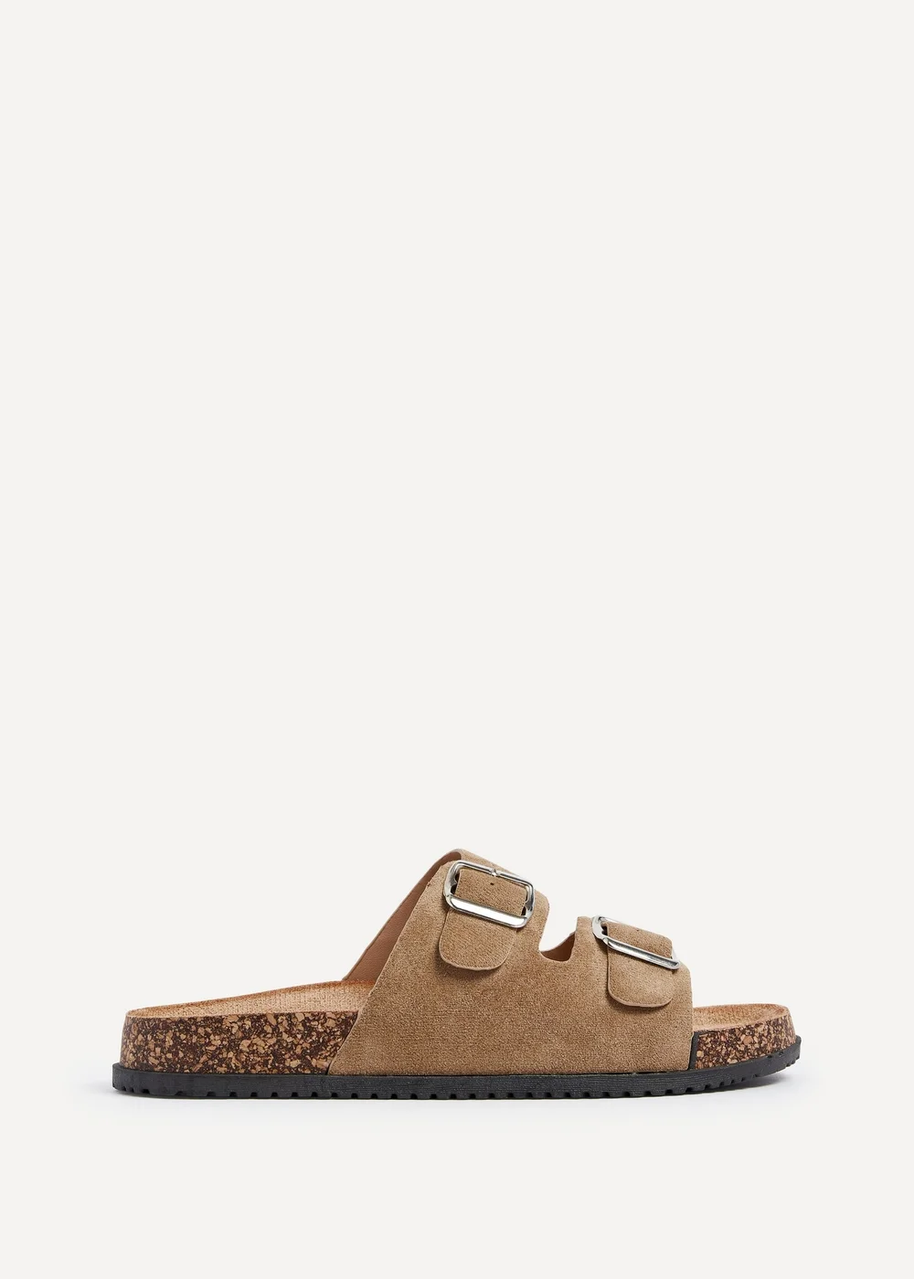 Linzi Echo Mocha Double Buckle Sandals - 3 Image 2