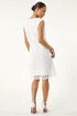 Roman White Petite Lace Shift Dress - 16 Image 3