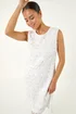 Roman White Petite Lace Shift Dress - 16 Image 1