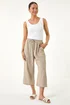 Roman Stone Petite Stripe Cropped Wide Leg Trouser - 16 Image 2