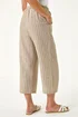 Roman Stone Petite Stripe Cropped Wide Leg Trouser - 16 Image 3