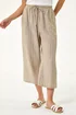 Roman Stone Petite Stripe Cropped Wide Leg Trouser - 16 Image 4
