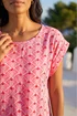 Roman Pink Geometric Print Shell Top - 20 Image 4