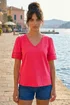 Dusk Pink Ric Rac Trim T-Shirt - 10 Image 1