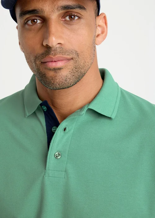 Cotton Traders Apple Long Sleeve Polo Shirt - XL Image 4