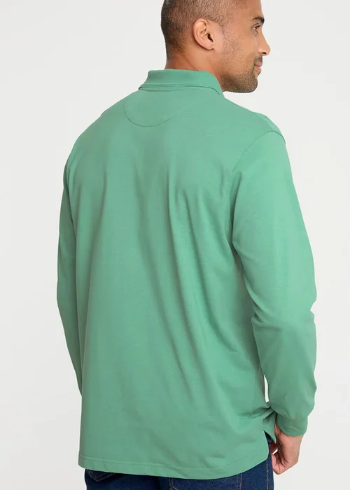 Cotton Traders Apple Long Sleeve Polo Shirt - XL Image 3