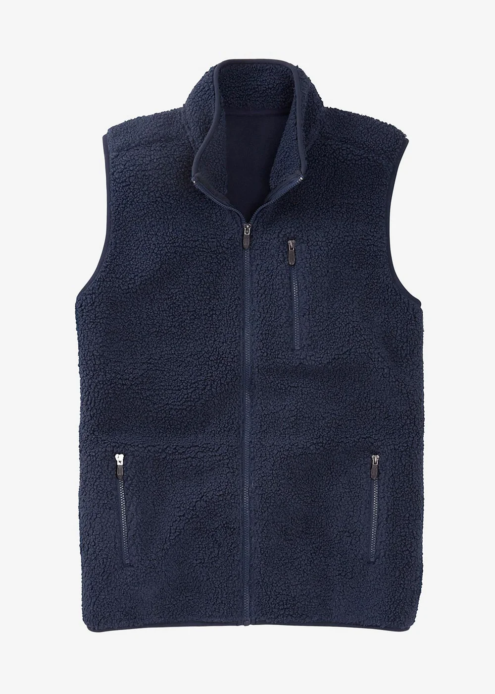 Cotton Traders Dark Sky Sherpa Fleece Gilet - 3XL Image 3