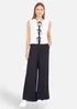 Yumi Black Wide Leg Palazzo Trousers - 10 Image 3