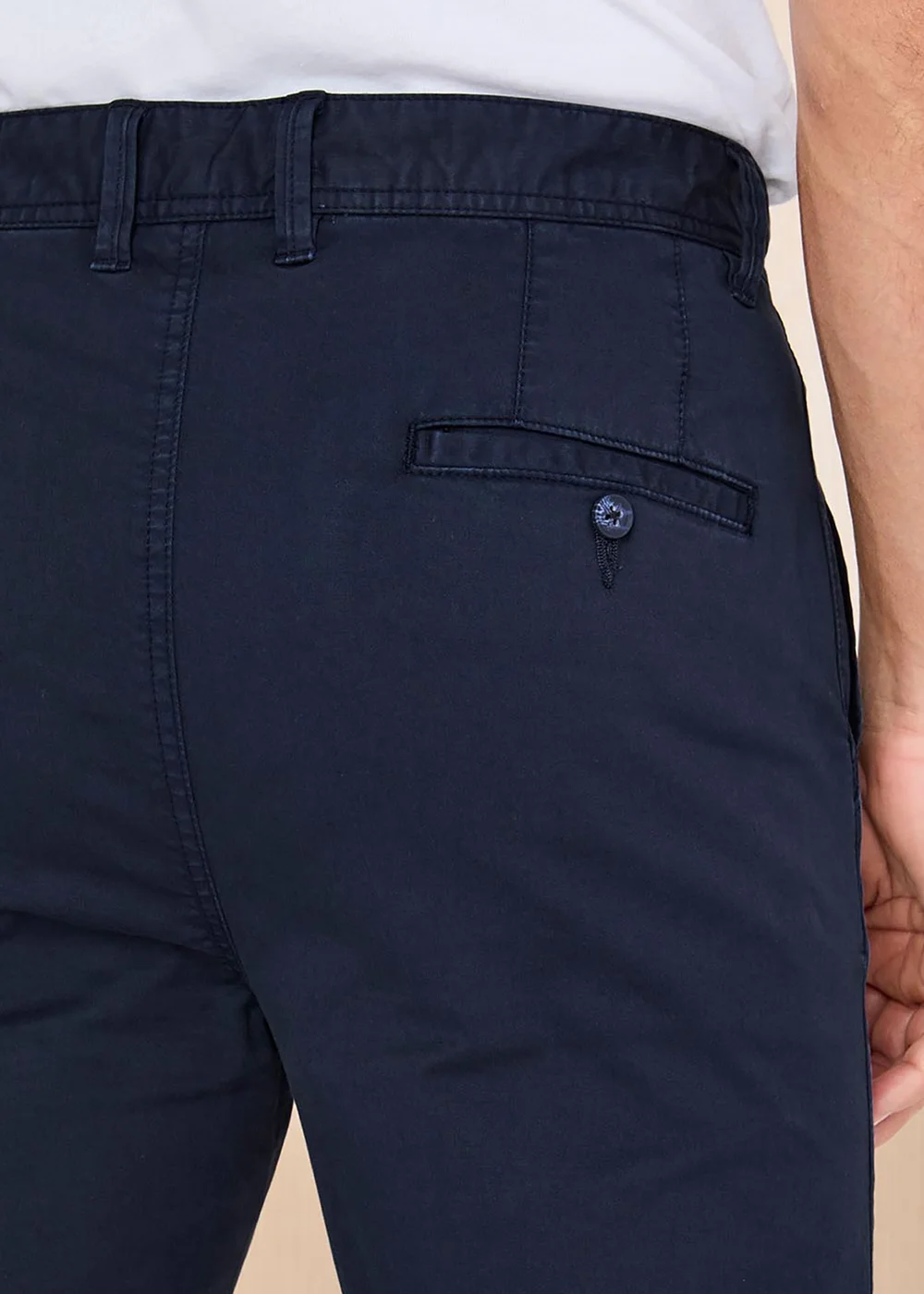 Cotton Traders Midnight Signature Flat Front Stretch Chino Trousers - 38/L29 Image 3