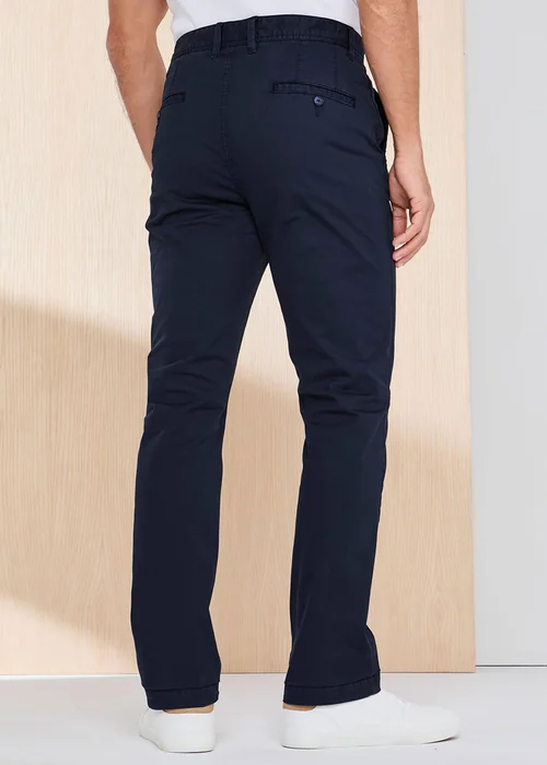 Cotton Traders Midnight Signature Flat Front Stretch Chino Trousers - 38/L29 Image 2