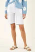 Roman White Cargo Seam Short - 16 Image 4