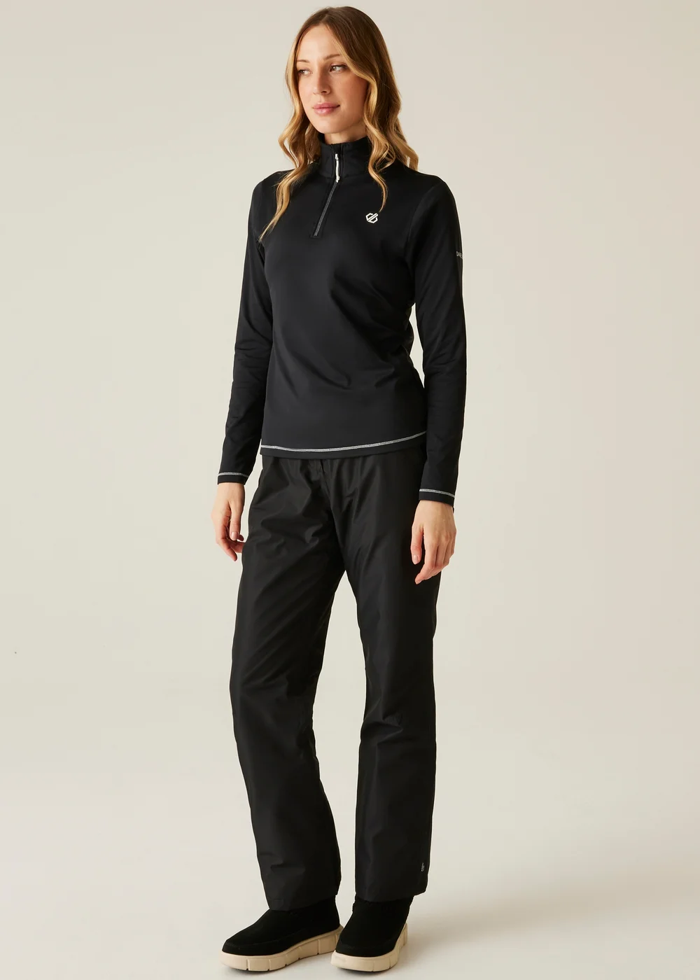 Dare 2b Black Lowline II Stretch UV Protective Anti-Bacterial Midlayer - 20 Image 1
