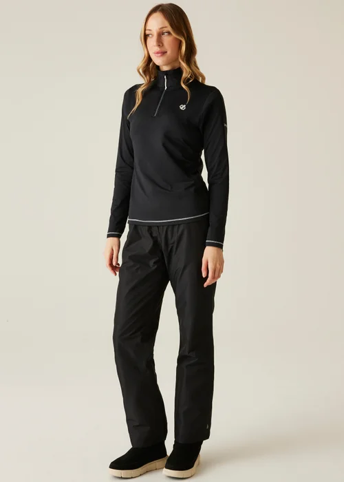 Dare 2b Black Lowline II Stretch UV Protective Anti-Bacterial Midlayer - 20 Image 1