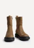 Linzi Bentley Sand Chunky Ankle Boots - 4 Image 3