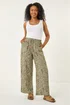 Roman Stone Petite Paisley Print Wide Leg Trouser - 16 Image 2