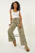 Roman Stone Petite Paisley Print Wide Leg Trouser - 16 Image 1