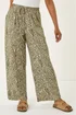 Roman Stone Petite Paisley Print Wide Leg Trouser - 16 Image 4