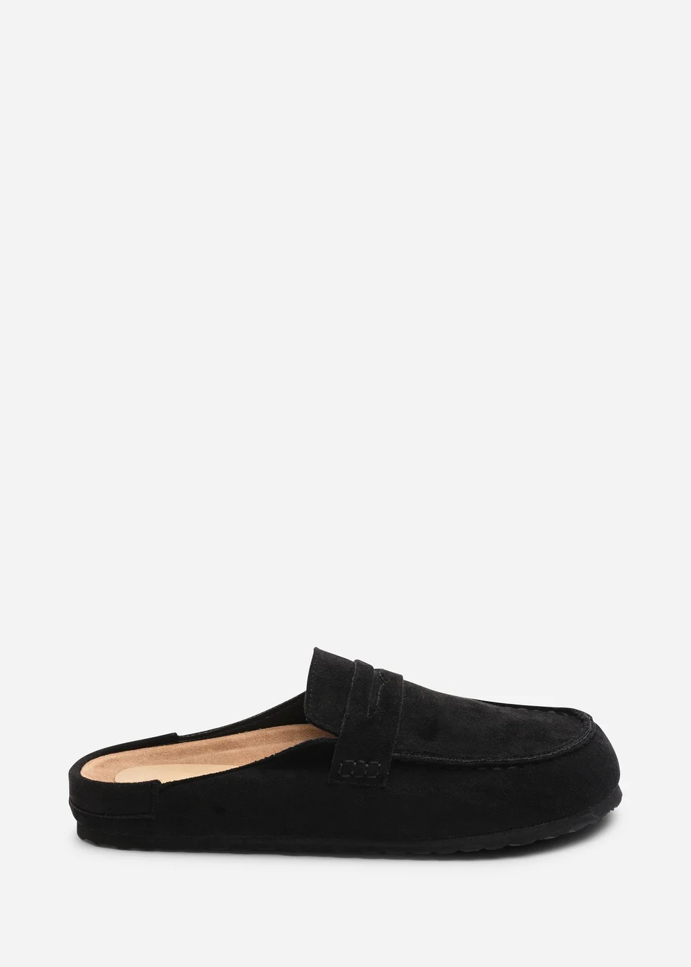 Where's That From Honeybee Black Low Back Slip On Mule - 6 Image 2
