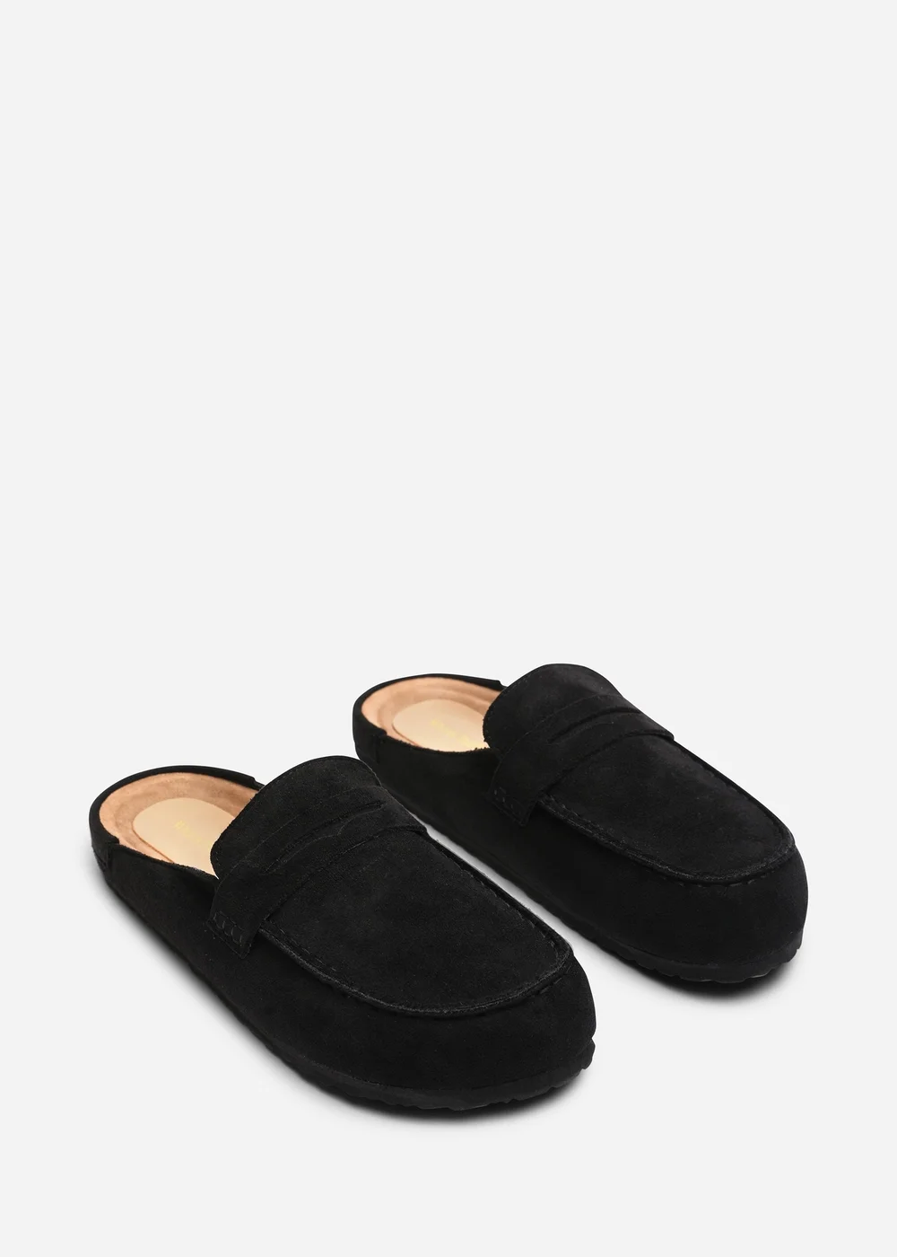 Where's That From Honeybee Black Low Back Slip On Mule - 6 Image 4