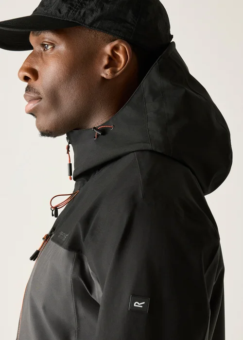 Regatta Ash Black Brick Maland II Waterproof, Breathable Jacket - 2XL Image 6