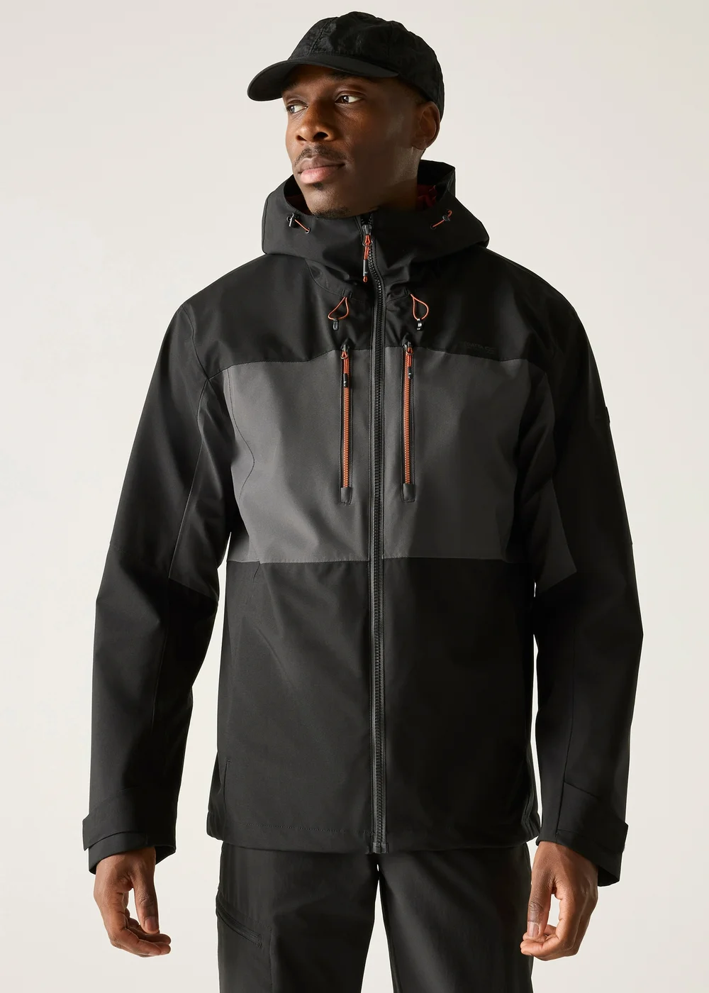 Regatta Ash Black Brick Maland II Waterproof, Breathable Jacket - 2XL Image 1