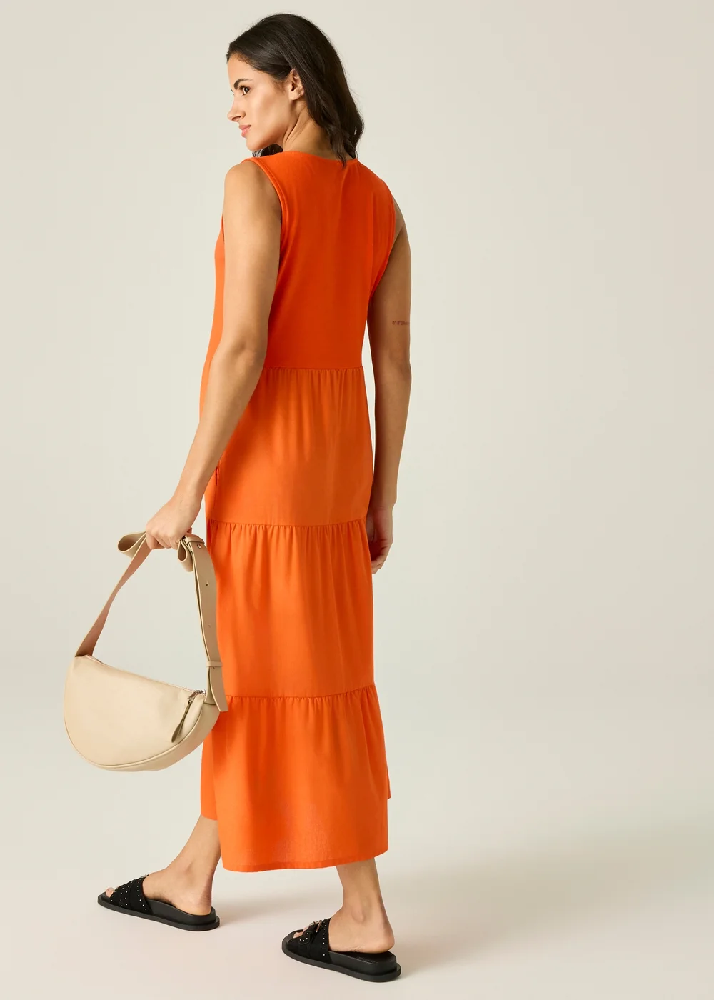 Regatta Tangerine Tango Tarise Tiered Midi Dress - 20 Image 2