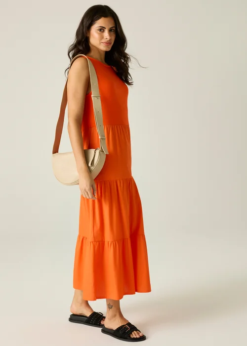 Regatta Tangerine Tango Tarise Tiered Midi Dress - 20 Image 1