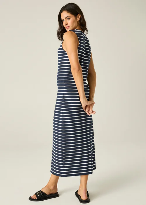 Regatta Navy White Stripe Amorie Midi Dress - 14 Image 2