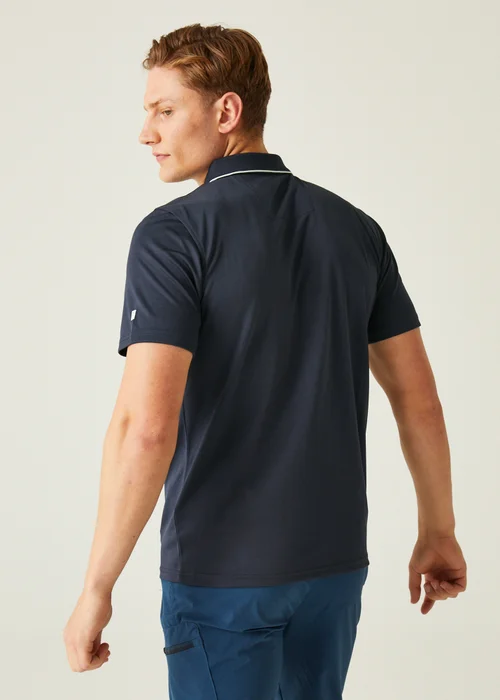 Regatta Navy Maverik V Quick Drying Polo Shirt - M Image 2